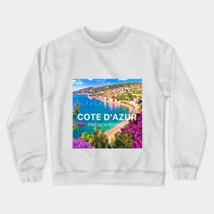 Cote D'Azur French riviera Crewneck Sweatshirt